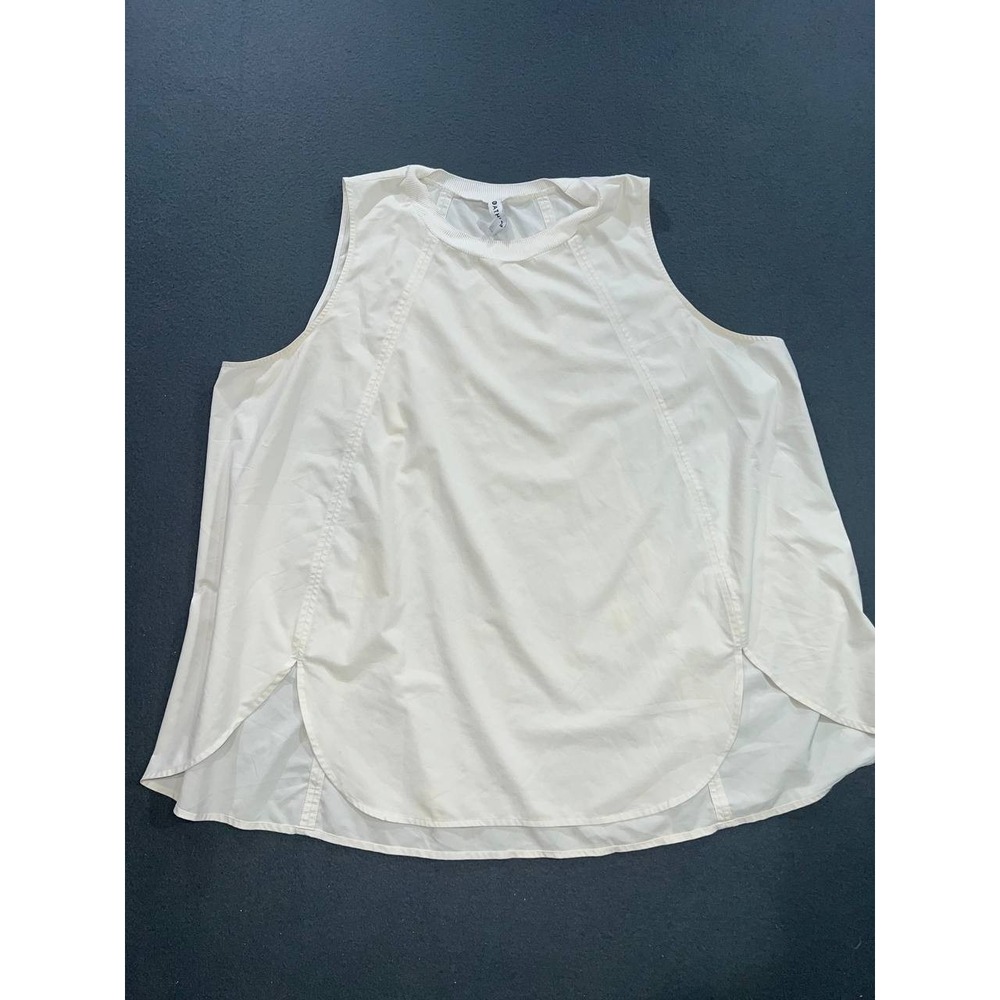 Athleta Womens Athleisure Workout top sport ivory Size 3X A008993